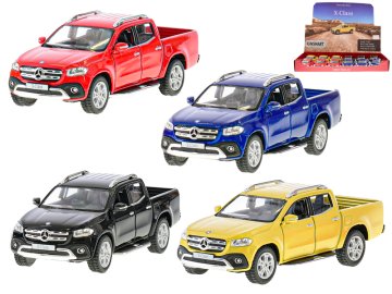 Kinsmart Mercedes-Benz X-class 13 cm 1:42 kovinski - mešanica barv (rdeča, rumena, modra, črna)