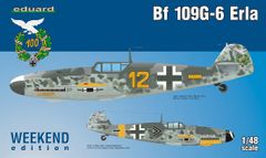 EDUARD maketa-miniatura Messerschmitt Bf 109 G-6 Erla • maketa-miniatura 1:48 starodobna letala • Level 3