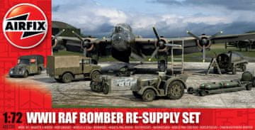 Airfix maketa-miniatura Bomber Re-Supply Set • maketa-miniatura 1:72 starodobna letala • Level 3