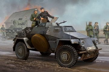 Hobbyboss maketa-miniatura Nemški Sd.Kfz. 221 lahek oklepnik (3ja serija) • maketa-miniatura 1:35 tanki in oklepniki • Level 4