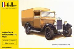 Heller maketa-miniatura Citroën C4 Fourgonnette 1928 • maketa-miniatura 1:24 starodobni avtomobili • Level 3
