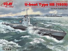 ICM maketa-miniatura U-Boat Tip IIb (1939) • maketa-miniatura 1:144 podmornice • Level 3