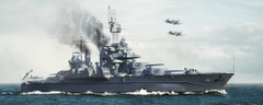Trumpeter maketa-miniatura USS Maryland BB-46 1945 • maketa-miniatura 1:700 bojne ladje • Level 4