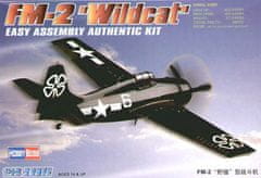 Hobbyboss maketa-miniatura FM-2 "Wildcat" • maketa-miniatura 1:72 starodobna letala • Level 2