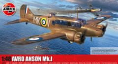 Airfix maketa-miniatura Avro Anson Mk.I • maketa-miniatura 1:48 starodobna letala • Level 4