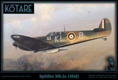 Nobrand maketa-miniatura Spitfire Mk.Ia (Mid) • maketa-miniatura 1:32 starodobna letala • Level 5