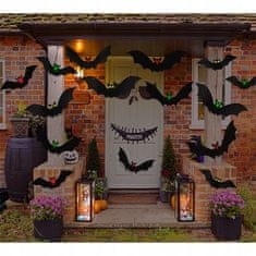 Korbi Halloween Viseča Dekoracija: 15x Netopirjev