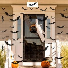 Korbi Halloween Viseča Dekoracija: 15x Netopirjev
