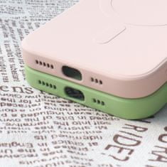 MG Silicone Magsafe ovitek za iPhone 13 Pro, roza