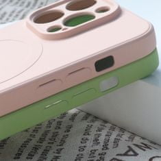 MG Silicone MagSafe ovitek za iPhone 15, roza