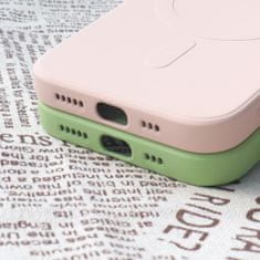 MG Silicone MagSafe ovitek za iPhone 15, roza