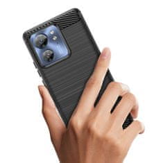 MG Carbon ovitek za Motorola Edge 40, črna