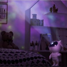 MG Astronaut projektor nočnega neba, belo