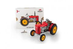 KOVAP Traktor Zetor 25A rdeč na ključu kovinski 15cm 1:25 v škatli