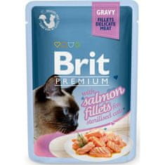 Brit premium Cat kapsule. Losos za sterilizirane 100 g