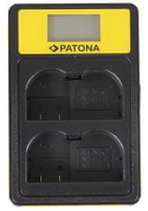 PATONA Photo Dvojni polnilec Nikon EN-EL15 z LCD zaslonom, USB