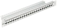 19" povezovalni panel za 24 modulov SFA/SFB, nemontiran, 1U, RAL 7035