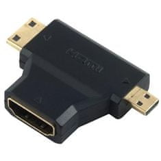 PremiumCord Adapter HDMI z miniHDMI na mikroHDMI
