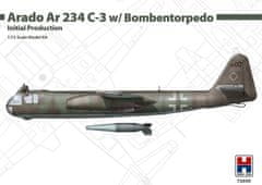 Hobby2000 maketa-miniatura Arado Ar 234 C-3 w/ Bombentorpedo Initial production • maketa-miniatura 1:72 starodobna letala • Level 4