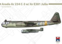 Hobby2000 maketa-miniatura Arado Ar 234 C-3 w/ Ar E381 Julia • maketa-miniatura 1:72 starodobna letala • Level 4
