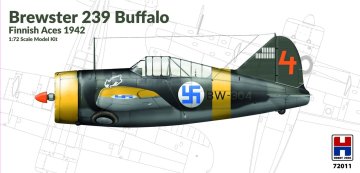 Hobby2000 maketa-miniatura Brewster 239 Buffalo • maketa-miniatura 1:72 starodobna letala • Level 3