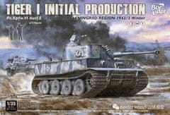 BorderModel maketa-miniatura Tiger I Začetna proizvodnja s.Pz.Abt.502 Leningradska regija 1942/43 zima • maketa-miniatura 1:35 tanki in oklepniki • Level 4