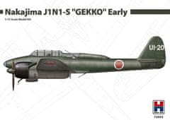 Hobby2000 maketa-miniatura Nakajima J1N1-S Gekko Early • maketa-miniatura 1:72 starodobna letala • Level 3