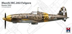 Hobby2000 maketa-miniatura Macchi MC.202 Folgore Russia 1942 • maketa-miniatura 1:72 starodobna letala • Level 3