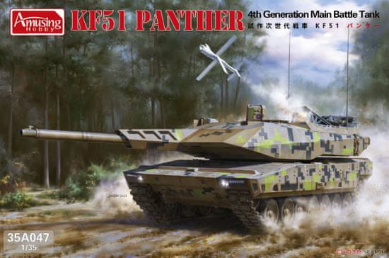 AmusingHobby maketa-miniatura KF-51 Panther 4th Generation Main Battle • maketa-miniatura 1:35 tanki in oklepniki • Level 4
