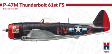 Hobby2000 maketa-miniatura P-47M Thunderbolt 61st FS • maketa-miniatura 1:72 starodobna letala • Level 3