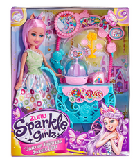 Zuru Sparkle Girlz set, voziček s sladkarijami, 27 cm (01107)