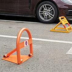 Korbi Sestavljiva blokada parkirišča – kovinska parkirna stebrička 40 cm s ključem