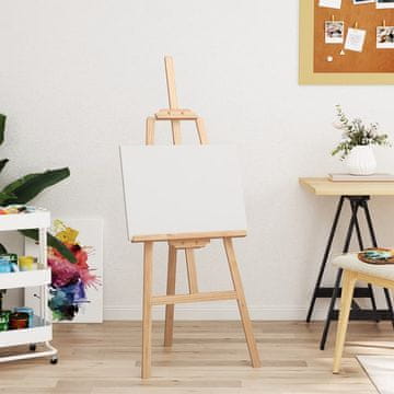 Vidaxl vidaXL Slikarski stojalo, 53,5 x 95 x 127 cm, masivni borov les