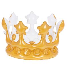 Northix Napihljiva krona - zlate barve 