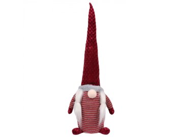 sarcia.eu Burgundski škratek, stoječi božični škratek 75 cm