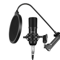 Puluz PU612B Kondenzatorski mikrofon za studijsko oddajanje