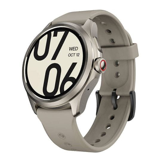 slomart pametna ura mobvoi ticwatch pro 5 gps (peščenjak)