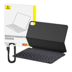 slomart magnetni ovitek za tipkovnico baseus brilliance pad 10 10,9" (črn)