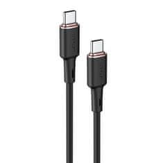 AceFast Kabel USB-C na USB-C C2-03 1,2 m (črn)