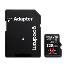 GoodRam Pomnilniška kartica IRDM microSD 128 GB + adapter (IR-M2AA-1280R12)