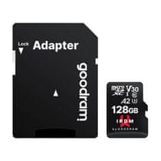 slomart pomnilniška kartica goodram irdm microsd 128gb + adapter (ir-m2aa-1280r12)