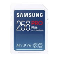 Samsung PRO Plus 2021 SDXC 256 GB Class 10 UHS-I/U3 V30 spominska kartica (MB-SD256KB/WW)