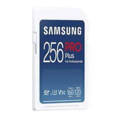 Samsung PRO Plus 2021 SDXC 256 GB Class 10 UHS-I/U3 V30 spominska kartica (MB-SD256KB/WW)