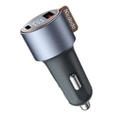 Mcdodo CC-5670 75W digitalni zaslon PD 1*USB-A 1*USB-C avtomobilski polnilec