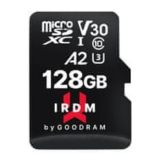 slomart pomnilniška kartica goodram irdm microsd 128gb + adapter (ir-m2aa-1280r12)