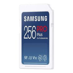 Samsung PRO Plus 2021 SDXC 256 GB Class 10 UHS-I/U3 V30 spominska kartica (MB-SD256KB/WW)