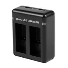 slomart dvokanalni polnilec puluz pu919b za gopro hero 11 / hero 10 / hero 9
