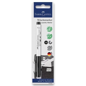 Faber-Castell tekstilni marker - črn