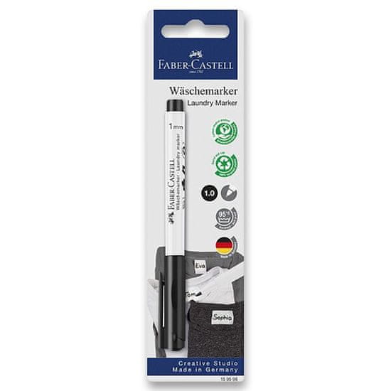 Faber-Castell tekstilni marker črne barve