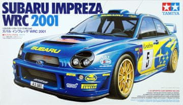 Tamiya maketa-miniatura Subaru Impreza WRC 2001 • maketa-miniatura 1:24 novodobni avtomobili • Level 4